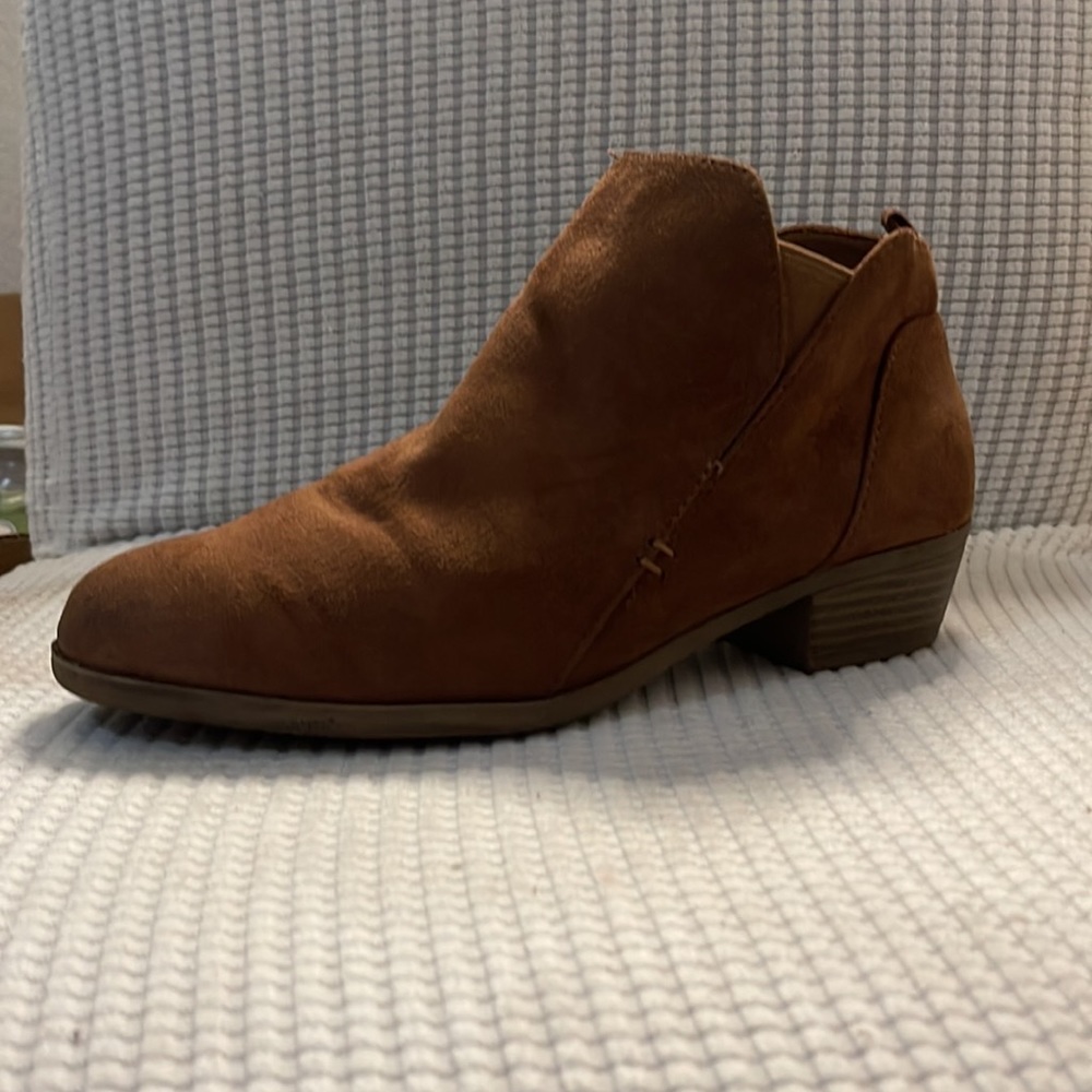 Tan Ankle Booties - Wide Width!